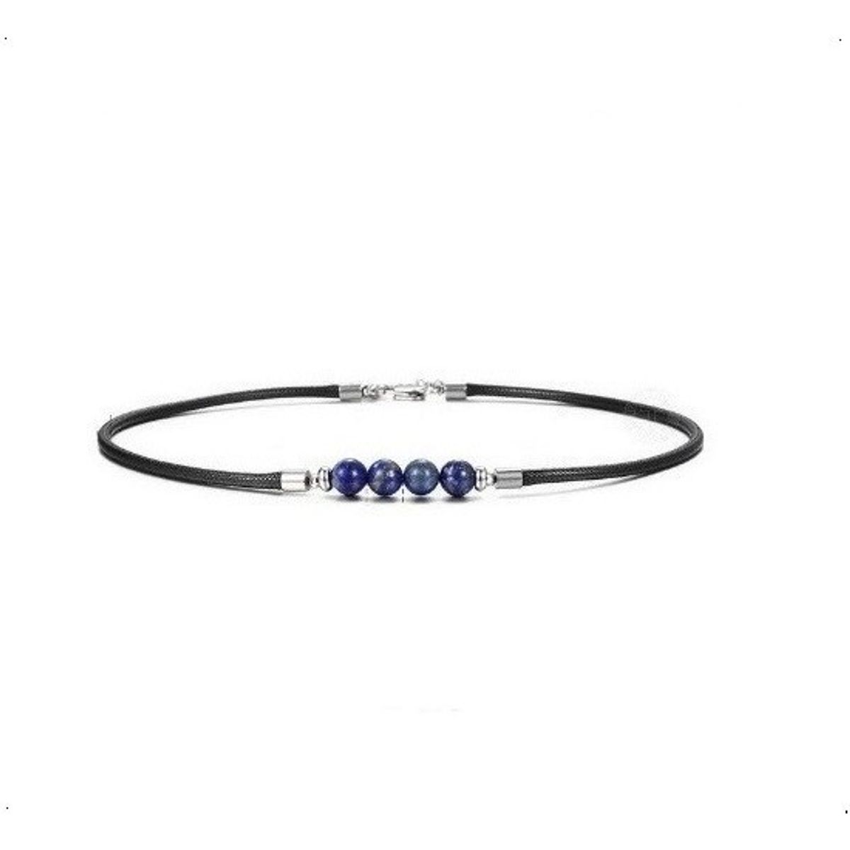 GENERICO - Collar De Piedra Lapislazuli Hombre Caballero Moda 2020 Il