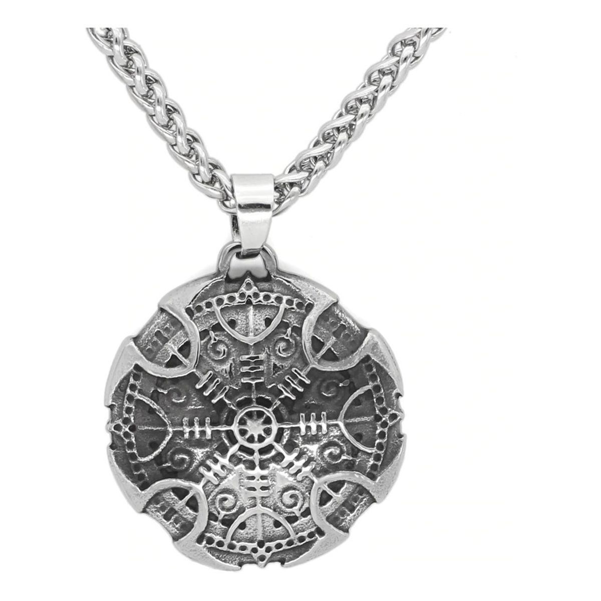 GENERICO - Collar Vegvisir Vikingo Nordica Hombre Mujer Moda 2020 I
