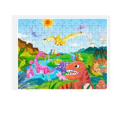 GENERICO - Rompecabezas Puzzle Para Niños 100 Piezas M3 Dinosaurios