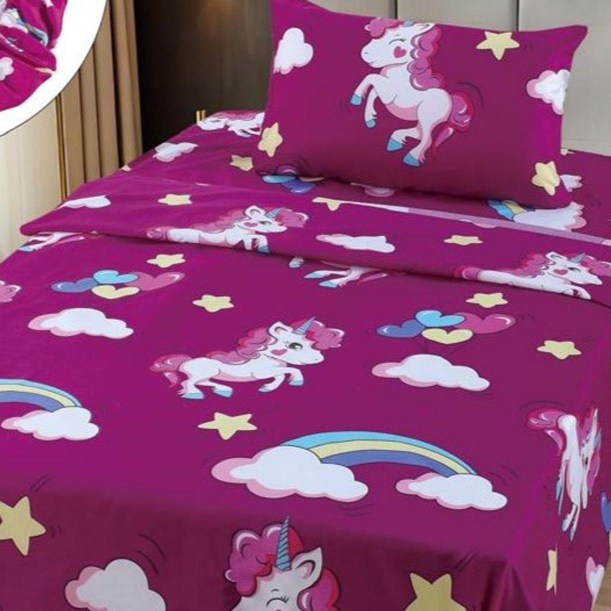 GENERICO - SABANAS DE POLIALGODÓN CON HERMOSOS DISEÑOS INFANTILES