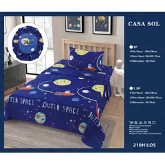 GENERICO - SABANAS DE POLIALGODÓN CON HERMOSOS DISEÑOS INFANTILES