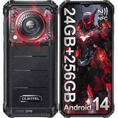 OUKITEL - Wp36 pro Celular 24GB+256GB 10600mAh-Negro