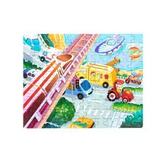GENERICO - Rompecabezas Puzzle Para Niños 100 Pzs M6 Medios Transporte
