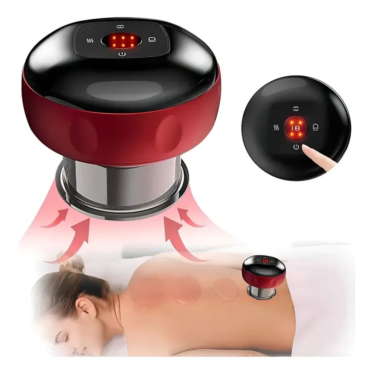 MOVI - VENTOSA ELCTRICA ALIVIO DOLORES ANTICELULITIS CON MASAJE Y VIBRACION