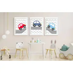 DECORACION CREATIVA - Set Cuadro Infantil niño - Transportes