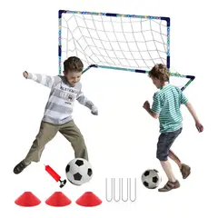 GENERICO - Set Arco De Futbol Infantil Con Inflador Y Pelota Para Niños