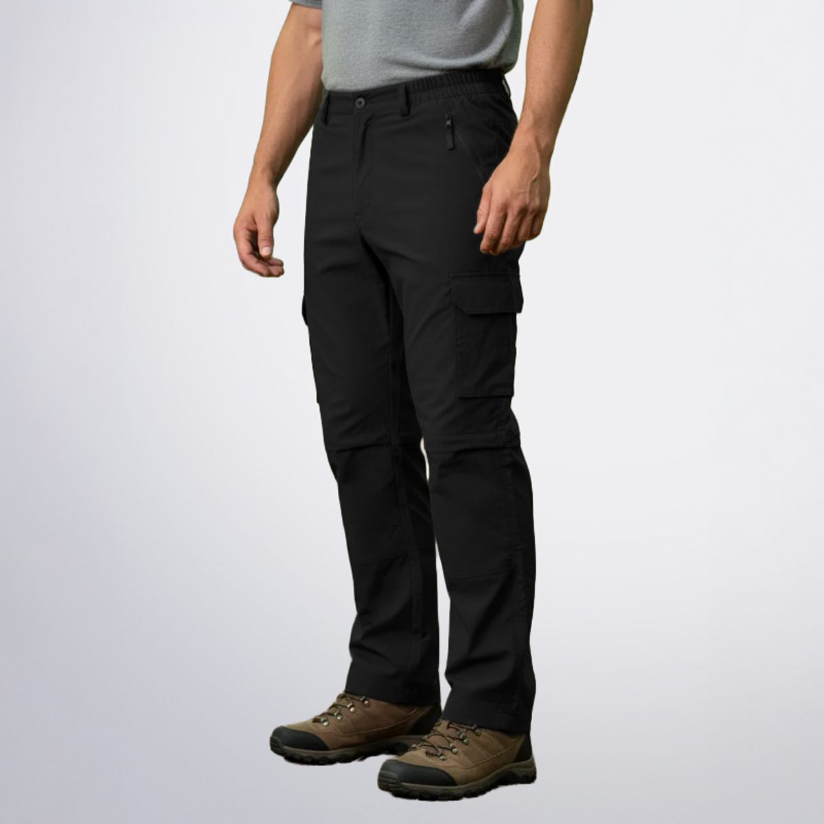 AGW - Pantalón Táctico Trekking Cargo Desmontable Secado Rápido Cortavientos