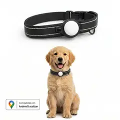 GENERICO - Collar de Perro con Localizador GPS compatible con Android Talla M