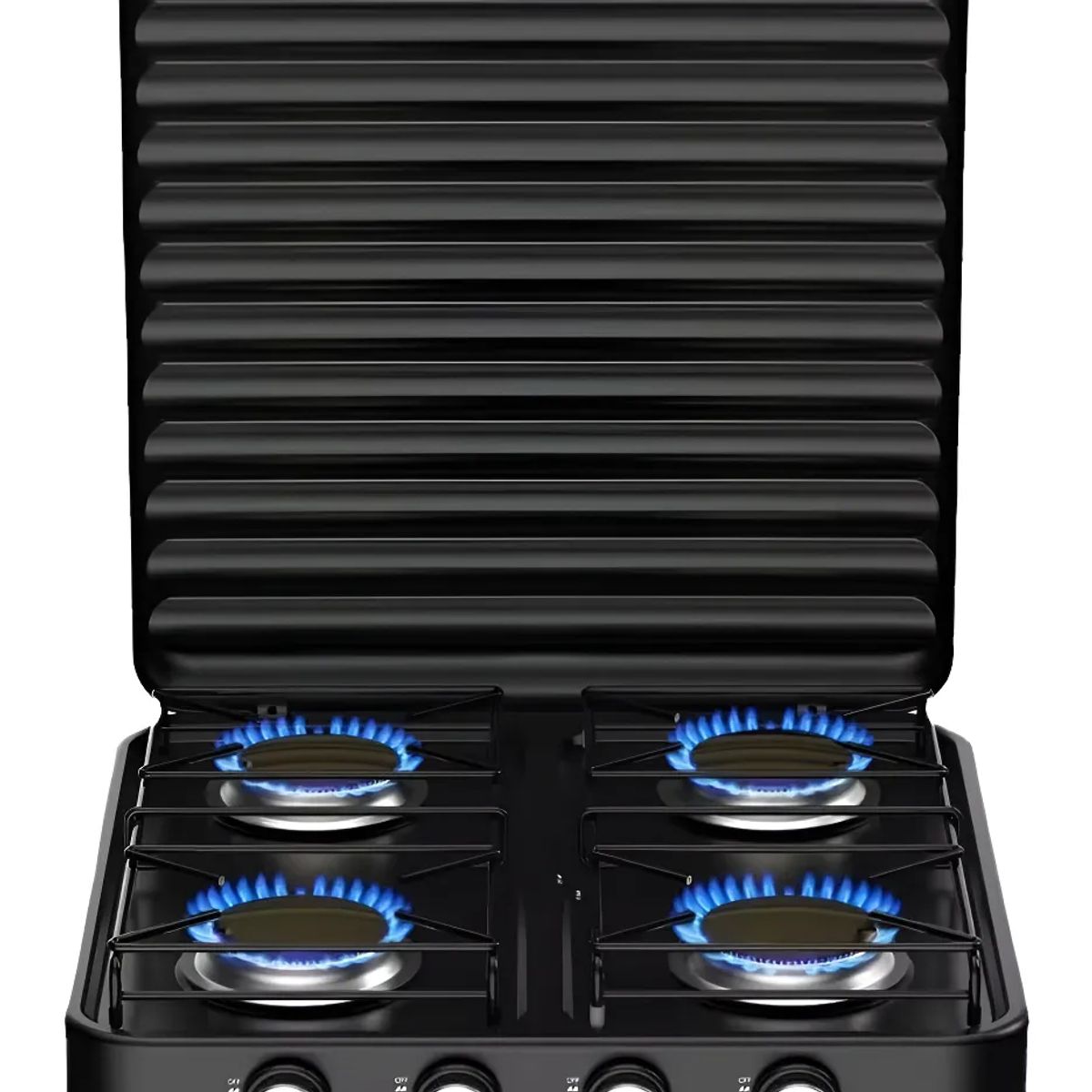 GENERICO - Cocina Encimera Portátil Camping De 4 Hornillas Estable