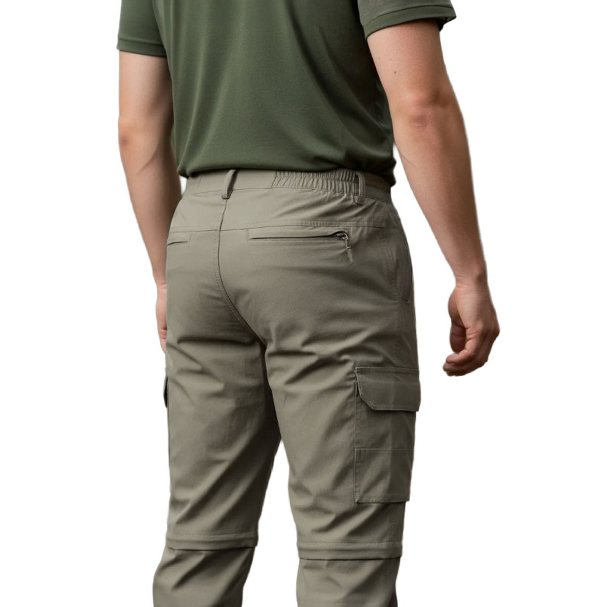 AGW - Pantalón Táctico Trekking Cargo Desmontable Secado Rápido Cortavientos