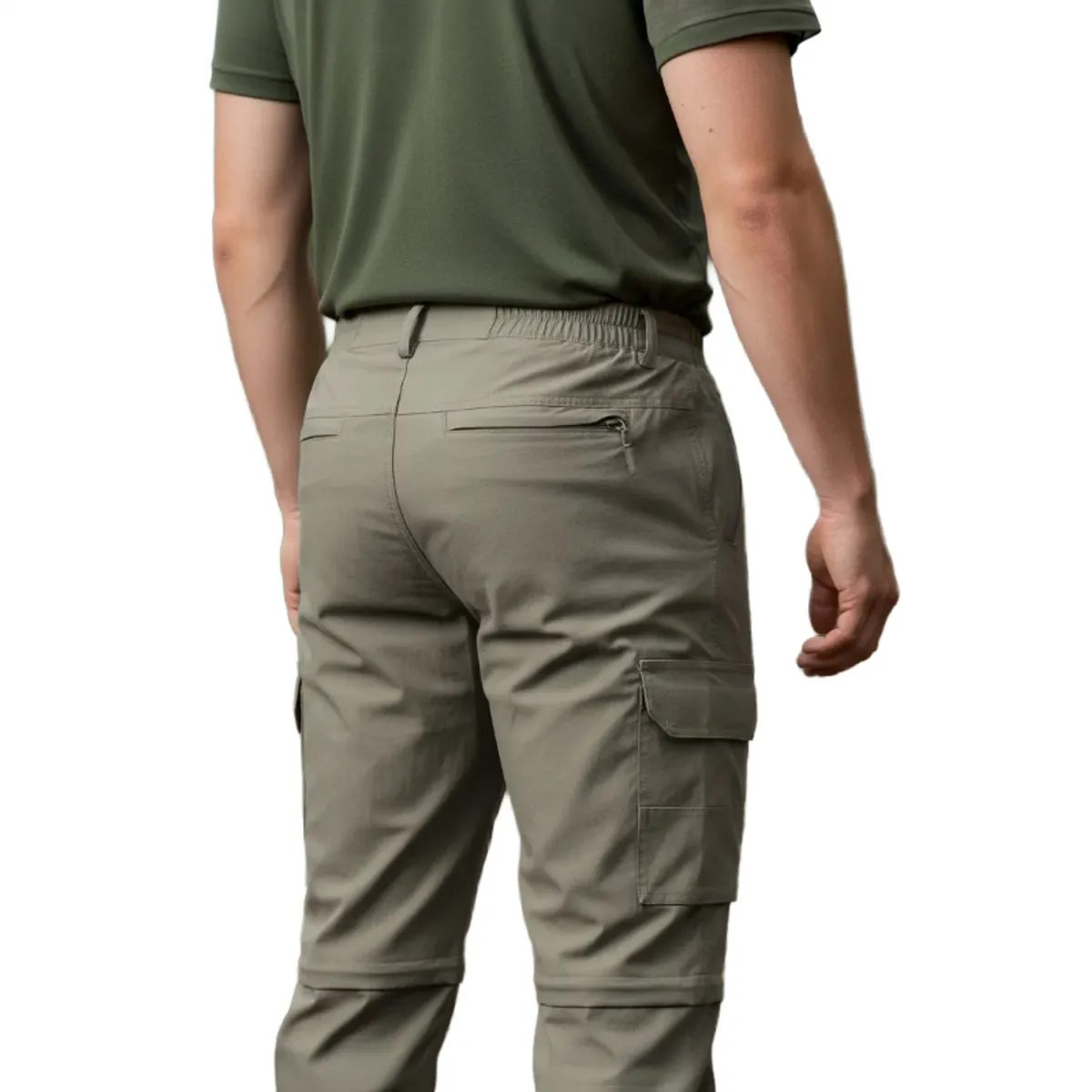 AGW - Pantalón Táctico Trekking Cargo Desmontable Secado Rápido Cortavientos