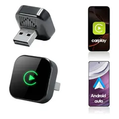 GENERICO - Adaptador Carplay Android Auto Inalambrico / 2 en 1