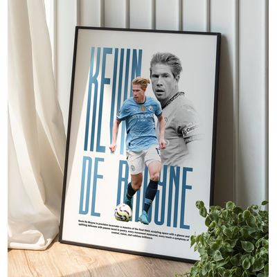 Imagen 2 del producto Cuadro De Kevin De Bruyne Futbol + Marco