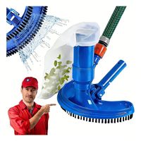 Kit de Limpieza Aspiradora Manual de Fondo Piscina PortátilPara Piscinas Sobre el SueloEstanques