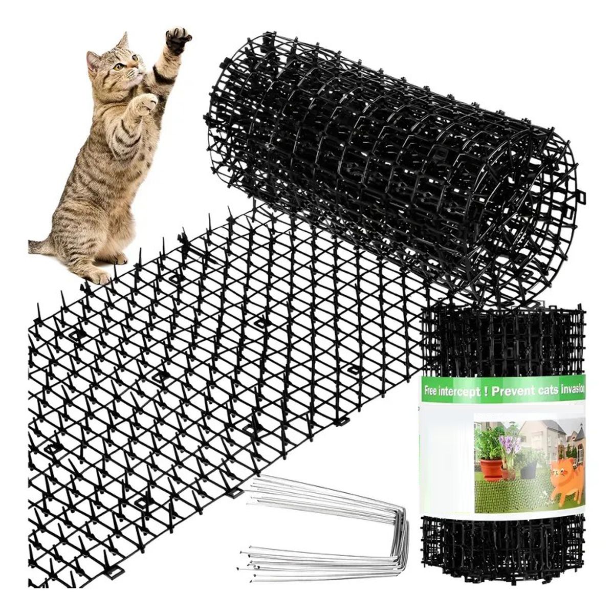 KUANGYE - Estera Con Púas alfombrilla Antigatos Y Repelente De Perros