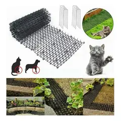 KUANGYE - 10 Alfombrillas De Miedo Para Gatos Jardín Antigato Tiras 2m