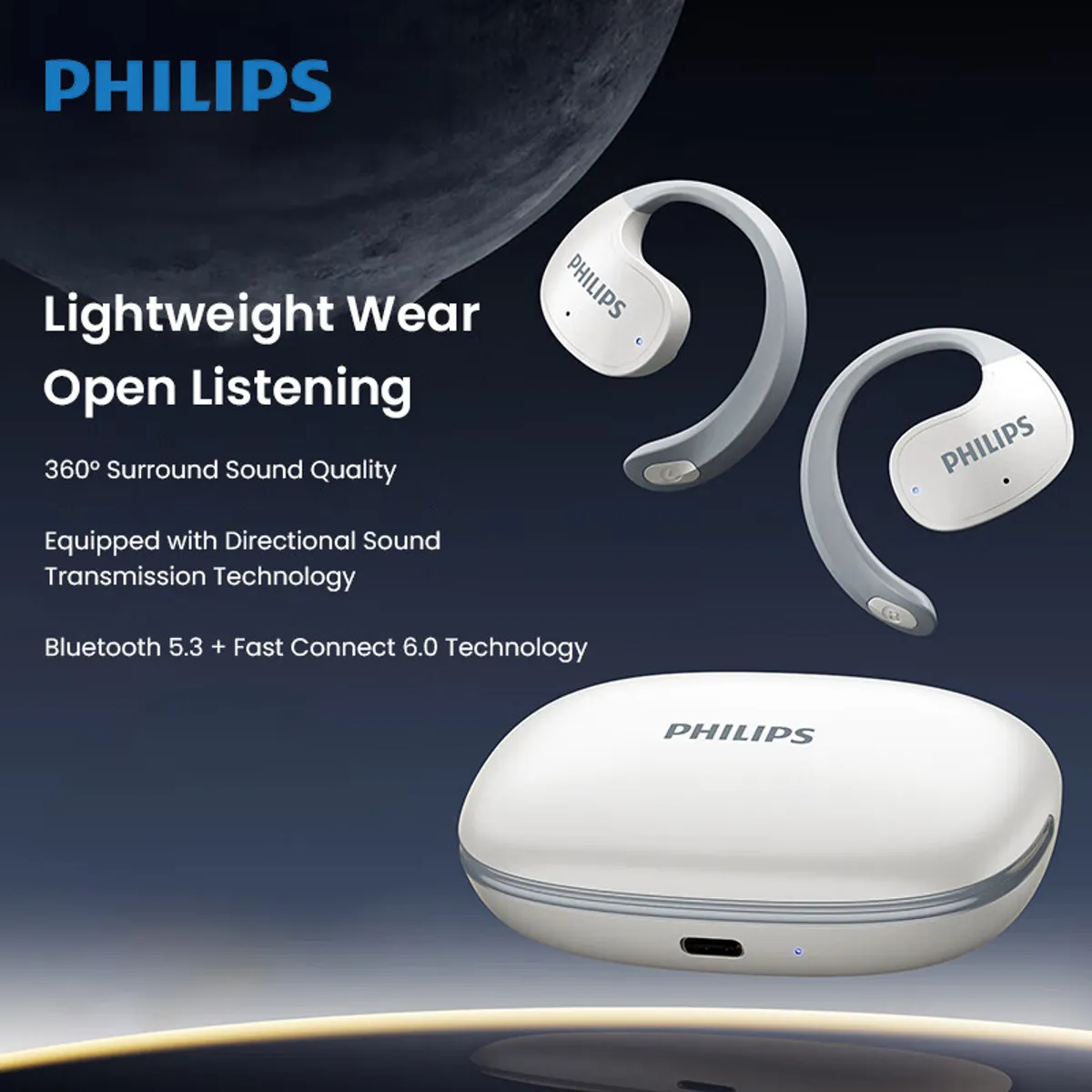 PHILIPS - Audífonos Bluetooth Philips TAT2708