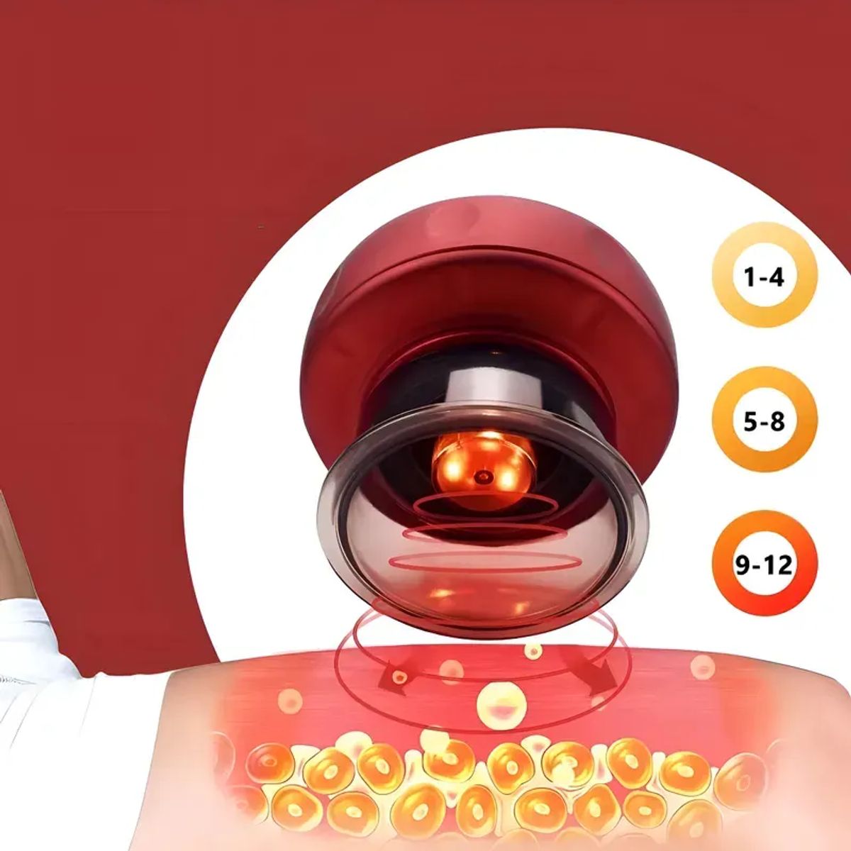 MOVI - VENTOSA ELETRICA ALIVIO DOLORES ANTICELULITIS CON MASAJE Y VIBRACION