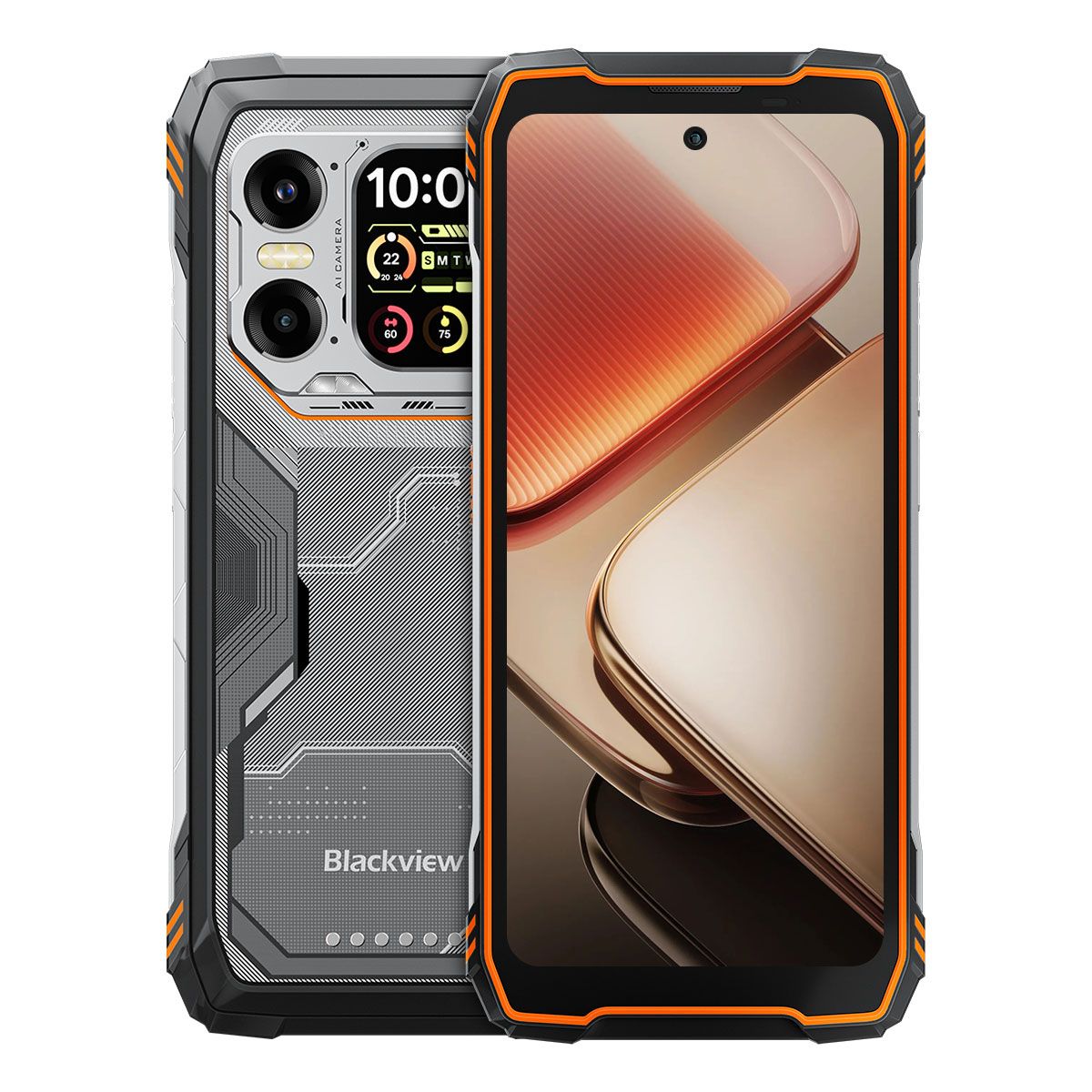BLACKVIEW - Blackview XPLORE 1 5G Celular 48GB+512GB 20000mAh Android 15 Smartphone-Naranja