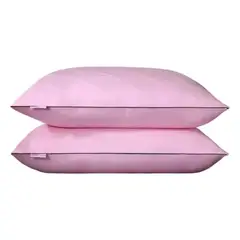 OKAY - Pack De 2 Almohadas Relleno Brodado Colores Variados