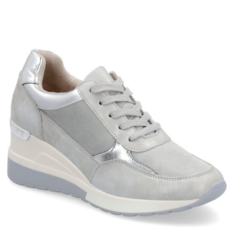 EDA MANZINI - Zapatilla Urbana Mujer Plateado Oihane