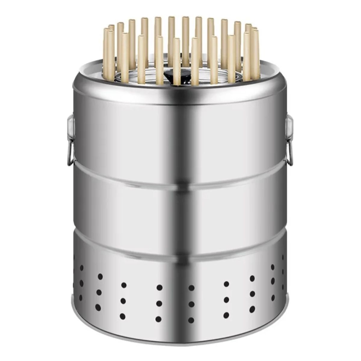 GENERICO - Parilla Asador Portatil Plegable De Acero Inoxidable