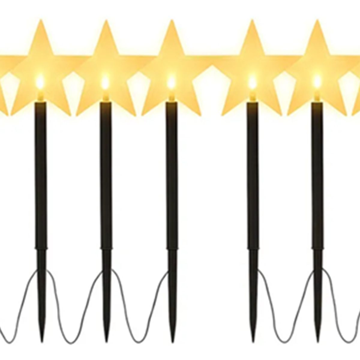 PASTELERIUSCL - 10 Guirnalda Solar Guirnaldas Solares Lampara Jardin Estrella