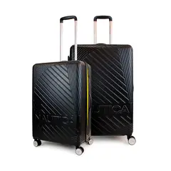NAUTICA - Pack 2 maletas M+L Bahamas 20kg y 23kg negra