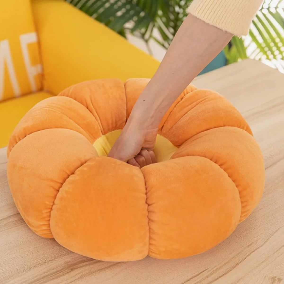 OKAY - Cojines Para Decoración Living Comedor Diseño Calabaza