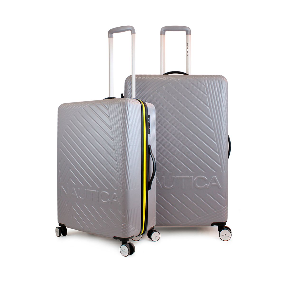 NAUTICA - Pack 2 maletas Nautica M+L Bahamas 20kg y 23kg gris