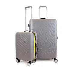 NAUTICA - Pack 2 maletas S+L Bahamas 10kg y 23kg gris