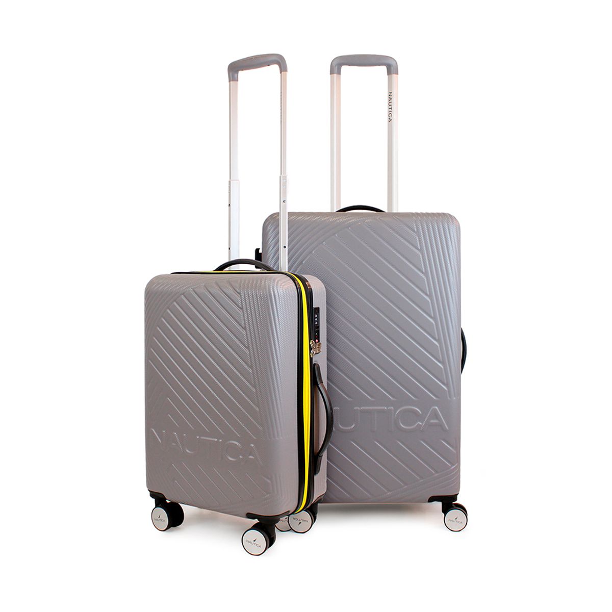 NAUTICA - Pack 2 maletas Nautica S+M Bahamas 10kg y 20kg gris