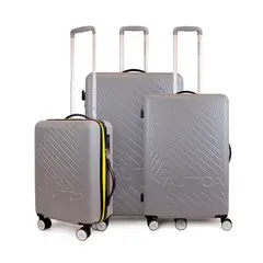 NAUTICA - Set de 3 maletas S+M+Nautica Bahamas gris