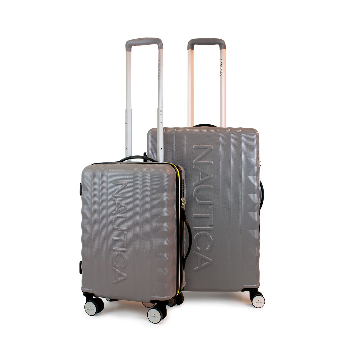 NAUTICA - Pack 2 maletas Nautica S+M Polonia 10kg y 20kg gris