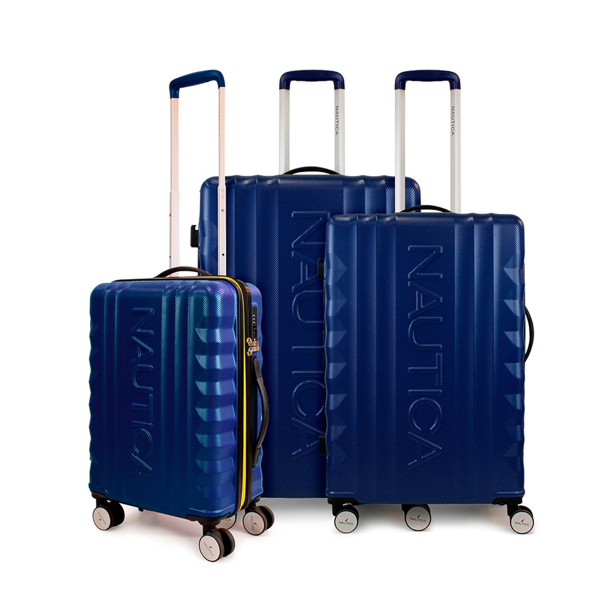 NAUTICA - Set de 3 maletas S+M+Nautica Polonia azul