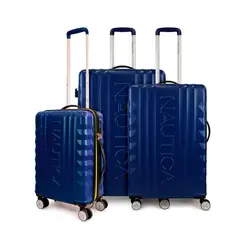 NAUTICA - Set de 3 maletas S+M+Nautica Polonia azul