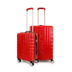 NAUTICA - Pack 2 maletas S+M Polonia 10kg y 20kg roja