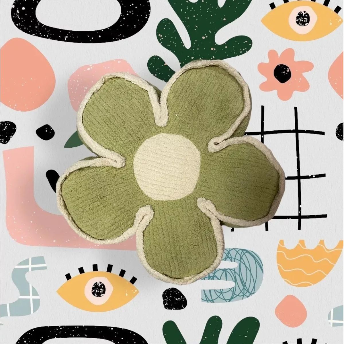 OKAY - Cojines Para Decoración Living Comedor Diseño Flor