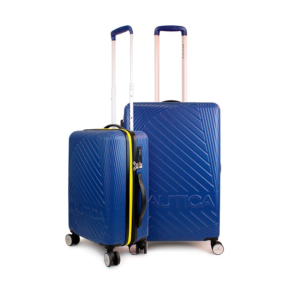 NAUTICA - Pack 2 maletas Nautica S+M Bahamas 10kg y 20kg azul