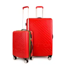 NAUTICA - Pack 2 maletas S+L Bahamas 10kg y 23kg roja