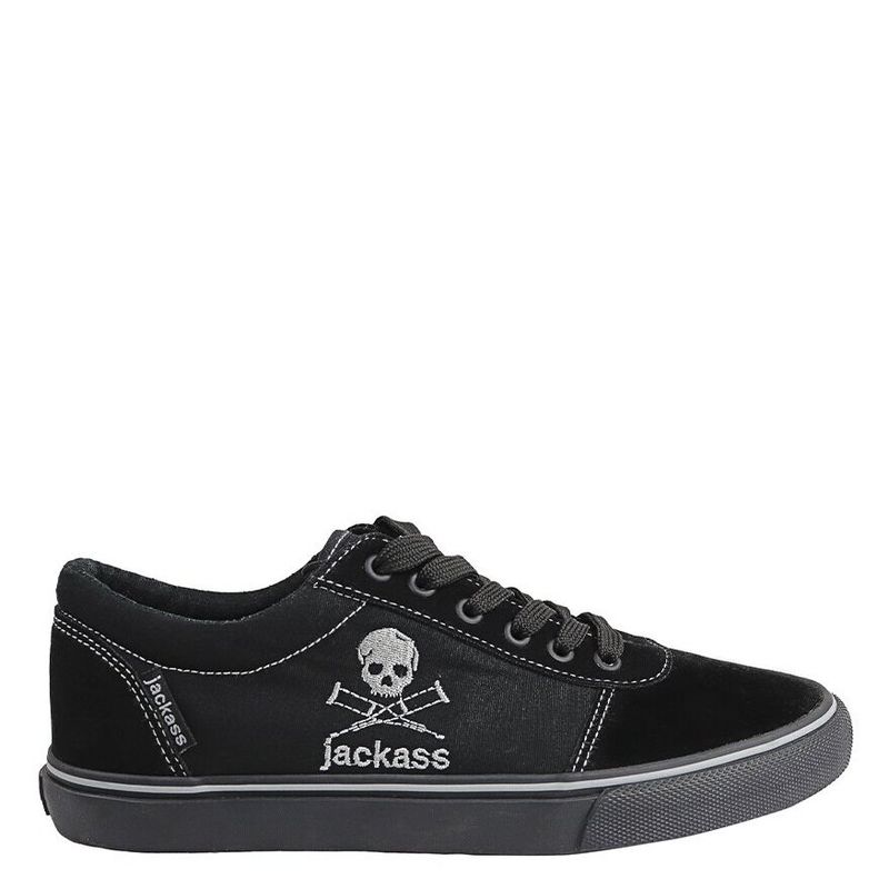JACKASS - Zapatilla Skate Unisex Crazy Bang Negro
