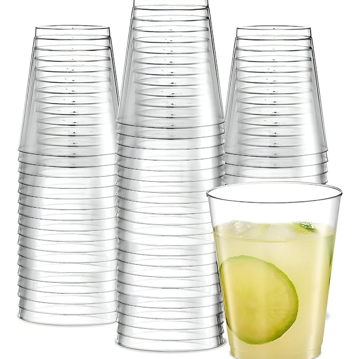 PASTELERIUSCL - X100 Set Vasos Desechables Vaso Plastico Acrilicos 438 Ml Vasos descartables
