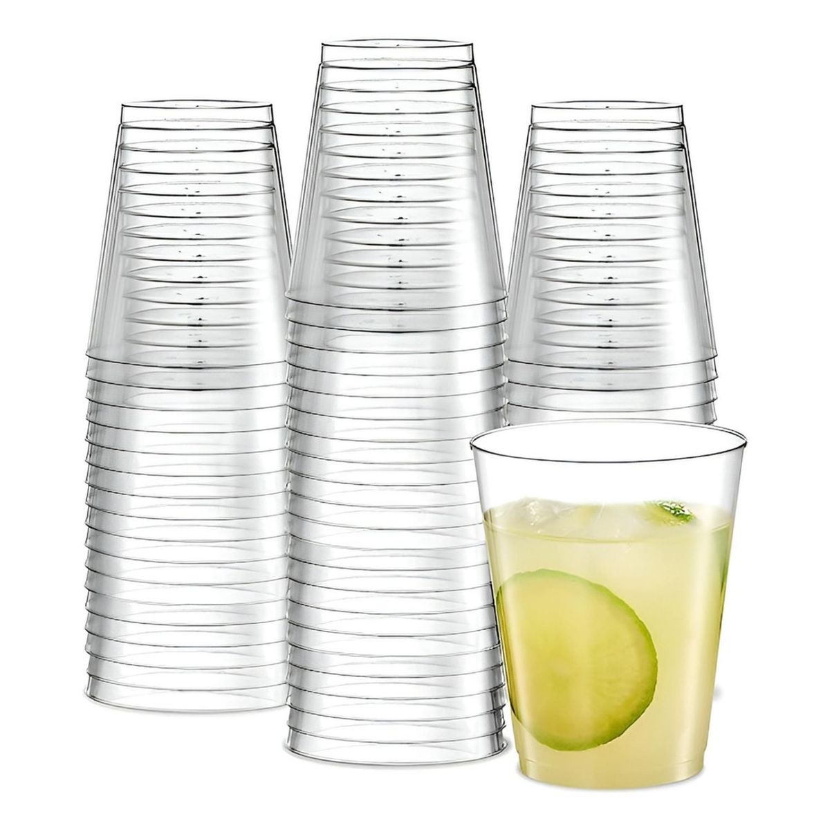 PASTELERIUSCL - X100 Set Vasos Desechables Vaso Plastico Acrilicos 438 Ml Vasos descartables