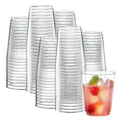 PASTELERIUS - 50 Set Vasos Desechables Vaso Plastico Vaso Acrilicos 438ml vasos descartables