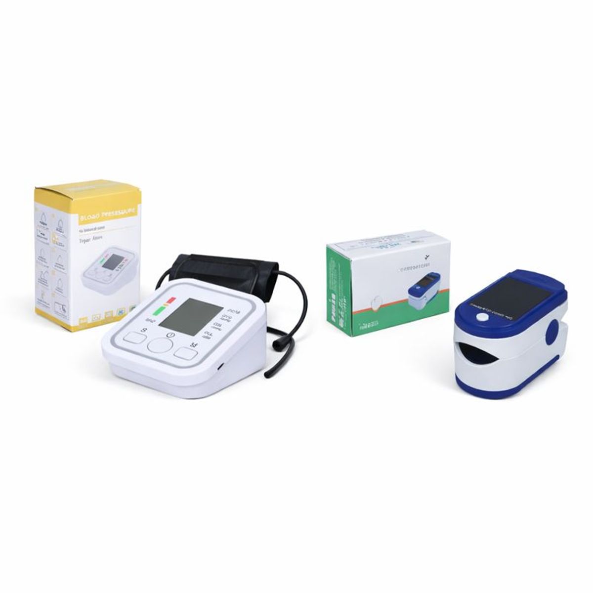 GENERICO - Pack Monitor Presion Brazo Y Oximetro Digital De Dedo