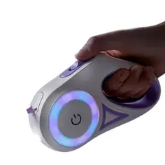 GENERICO - Correa para perro retráctil automática de 3mts con linterna LED