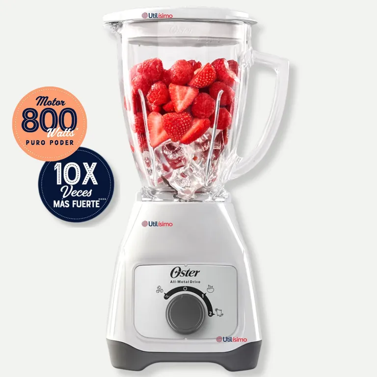 Licuadora Oster® Con Vaso De Vidrio Y Control De Perilla BLSTKAGWRD
