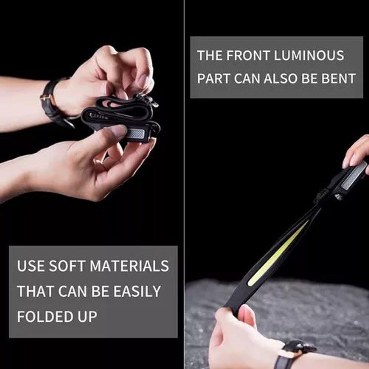 GENERICO - Linterna Led Frontal De Cintillo Cabeza Es Recargable PACK 2