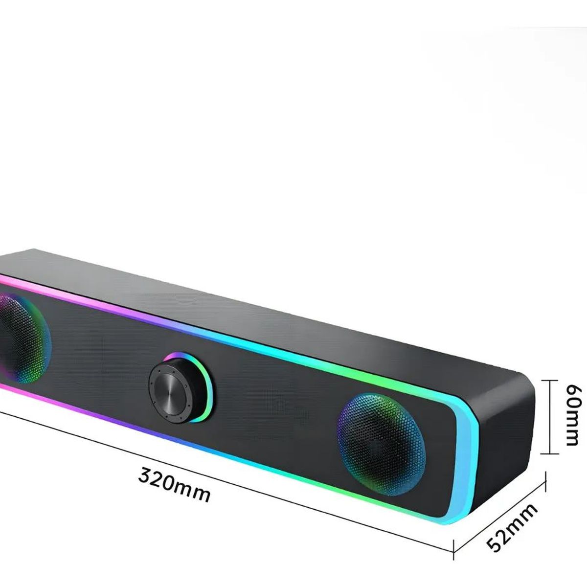 GENERICO - Barra De Sonido Gamer Pc Usb Aux Bluetooth