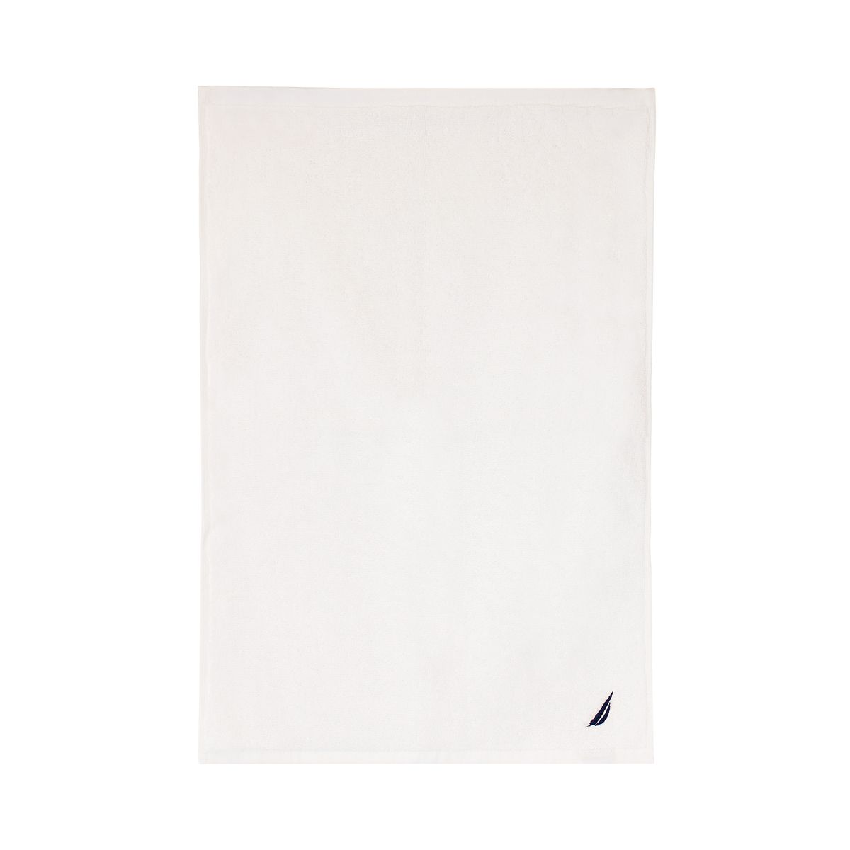 NAUTICA - Toalla de mano Nautica 100% algodón textura esponjosa blanca-azul